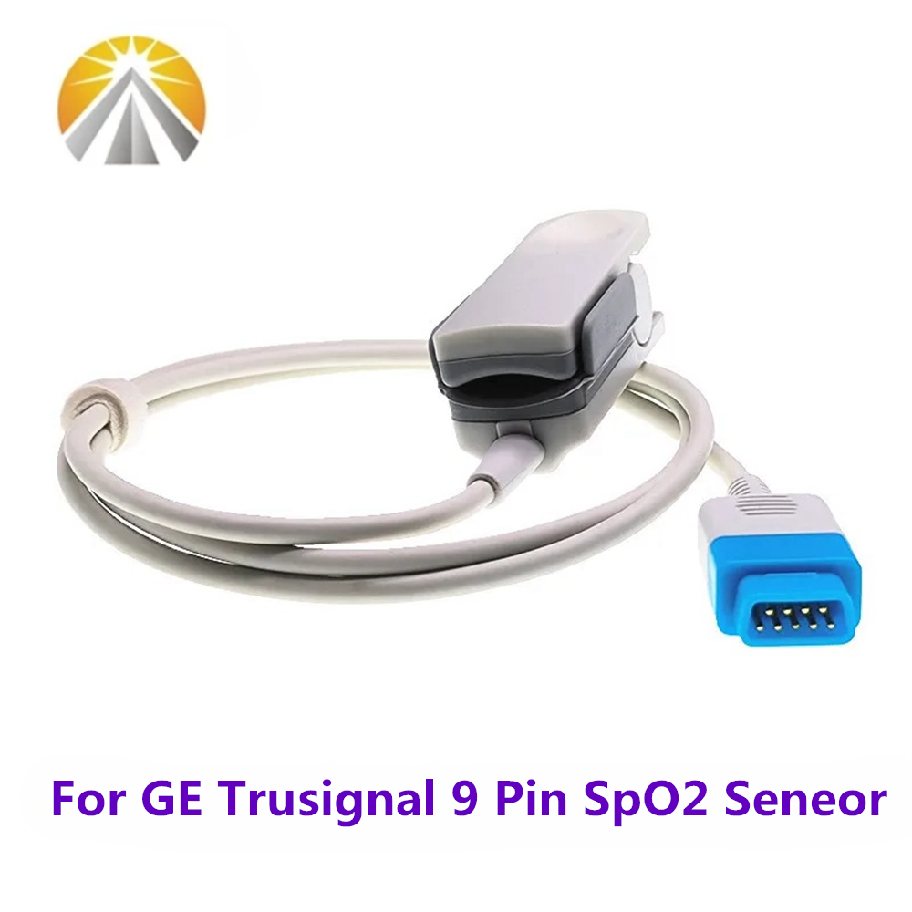 Breath Rate Monitor - SPO2-Sensor 9-polig für GE Datex Ohmeda