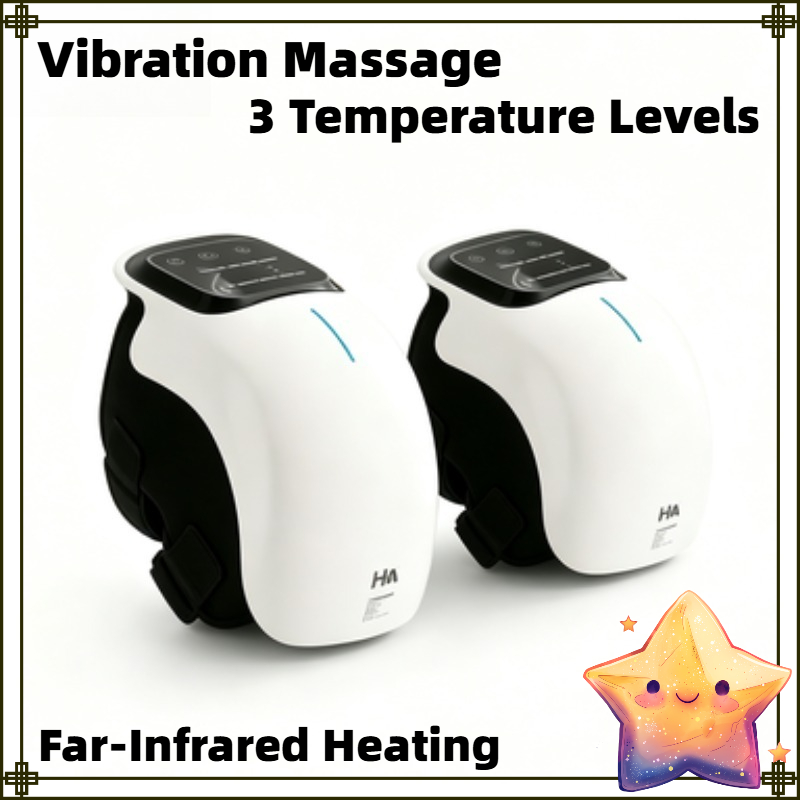 Smart Knee Wrap - Intelligente Kniemassage-Bandage mit Heizfunktion, Verstellbare Wärmebandage