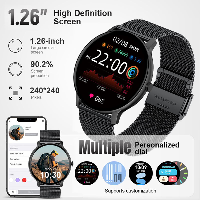 2026 Smartwatch für Männer Ges – Breath Rate Monitor Bewertung und Preis